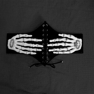 Spirit Black and White Skeleton Hand Belt